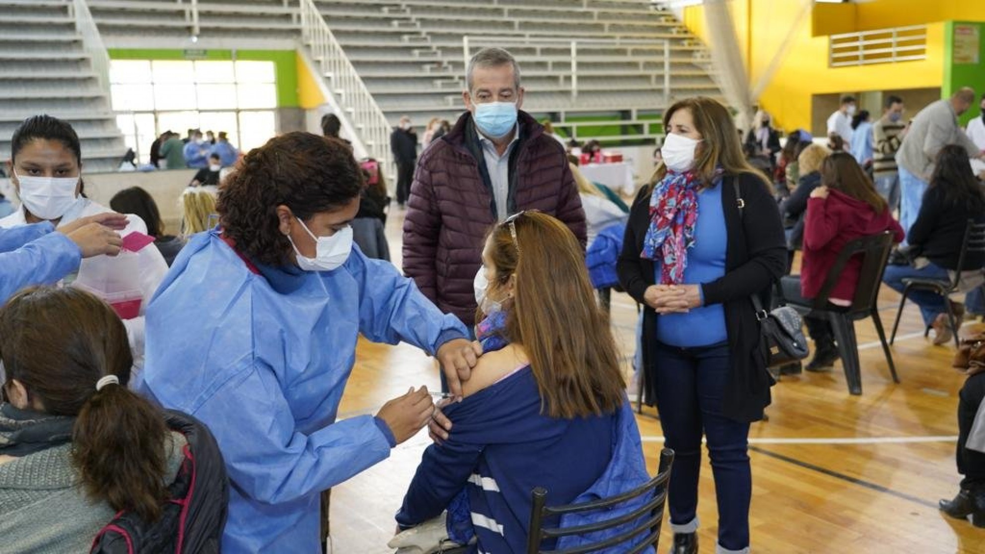 Cerca de 2 mil docentes fueron vacunados con la segunda dosis en la zona Este